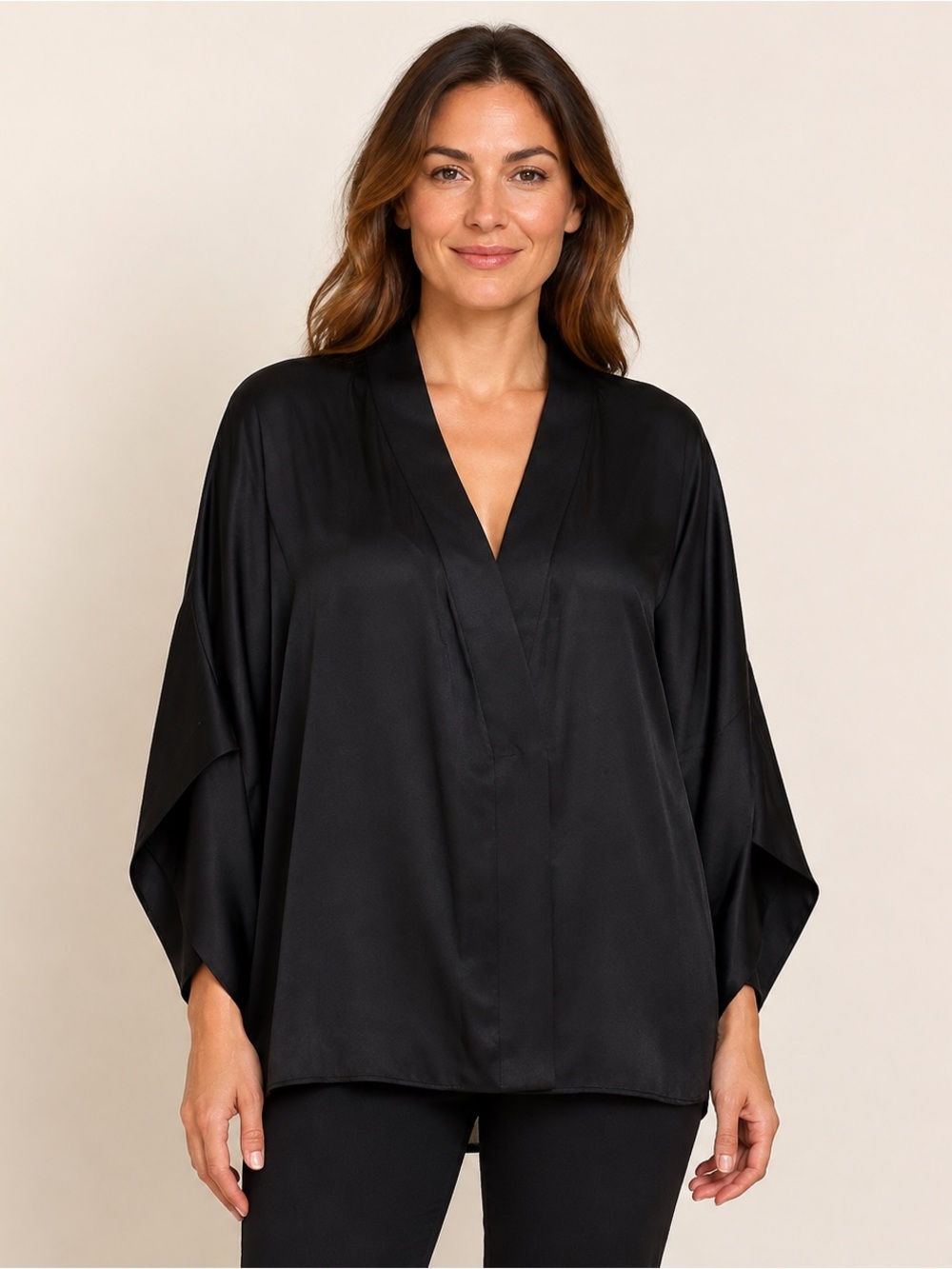 Chico’s Women’s black Open Front Cardigan w/ Trim Detail Sz 3 NWT as is